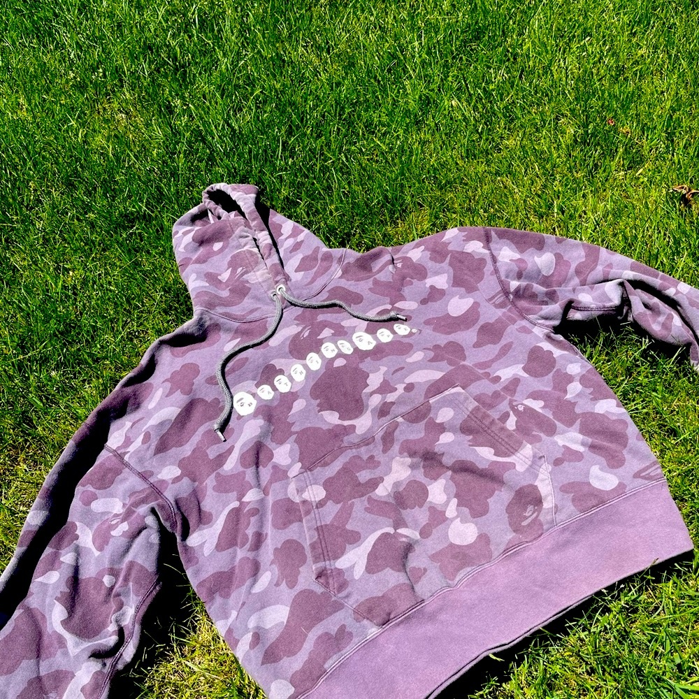 Bape Purple Camo Hoodie